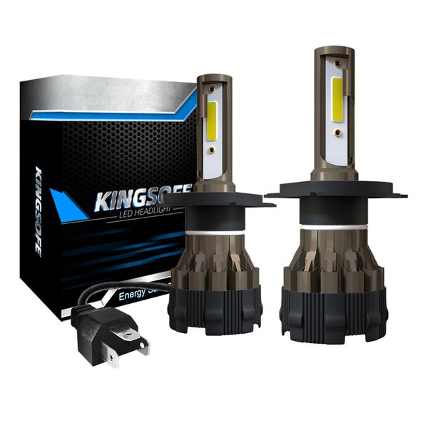 

1 pair h4 36w 6000k super bright car led headlight hi/low replacement kit waterproof driving head light bulbs