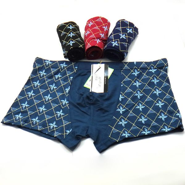 

men's seamless flat angle shorts boxer breathable skin care comfortable men's underwear boxers, Black;white