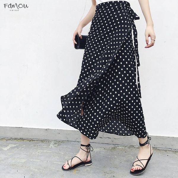 

Colors Women 25 2019 Bohemian High Waist Floral Print Summer Skirts Womens Boho Asymmetrical Chiffon Skirt Summer Maxi Long Skirts For
