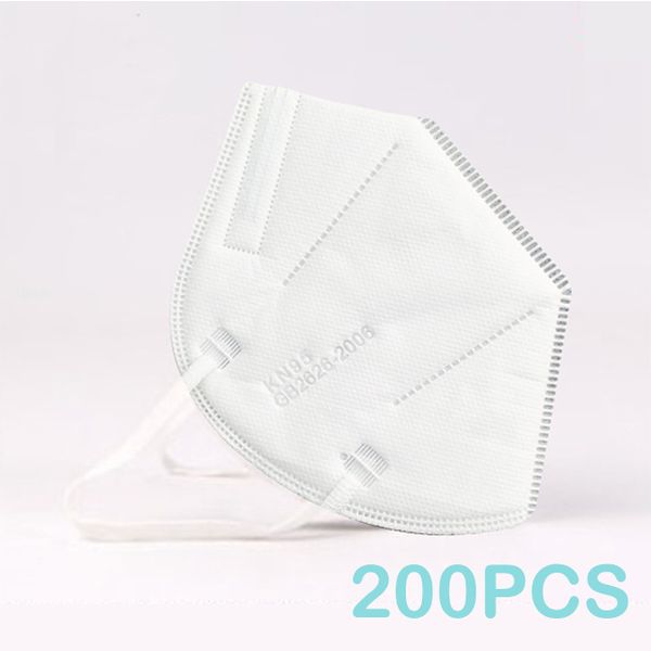 

200 pcs kn95 dustproof anti-fog and breathable face masks 95% filtration n95 masks features as kf94 ffp2