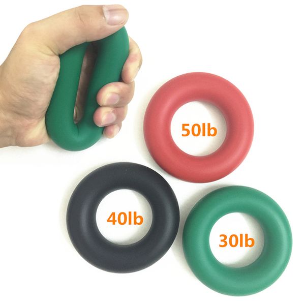 

1pcs silicone finger grip ring strength trainer resistance band hand grip exercise loop sports tranining rubber loops crossfit