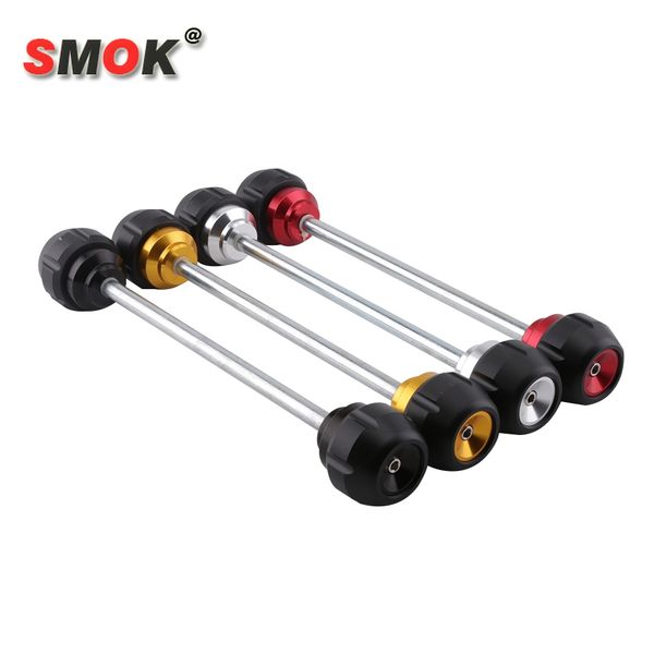 

smok motorcycle cnc aluminum alloy front axle fork crash sliders falling protection for all new forza 300 2018