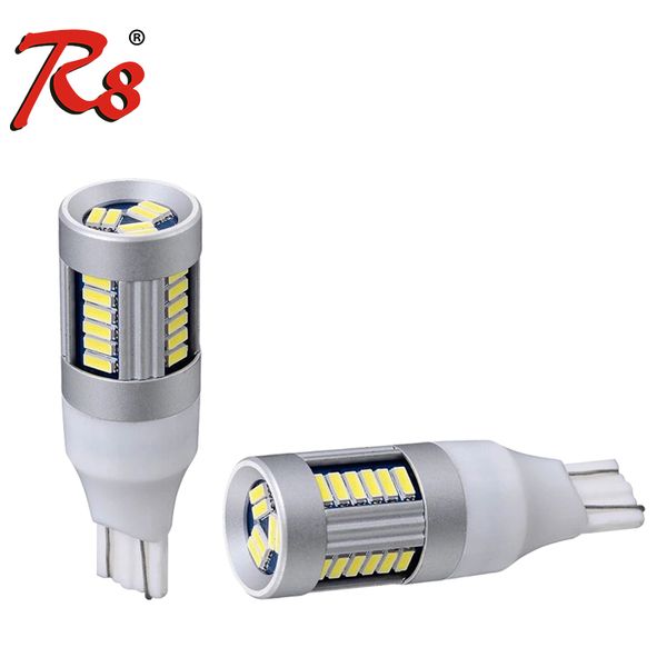 

r8 2pcs w16w t15 led 912 921 car reverse bulb canbus obc error auto backup light turn signal brake lamp white ac 12-30v