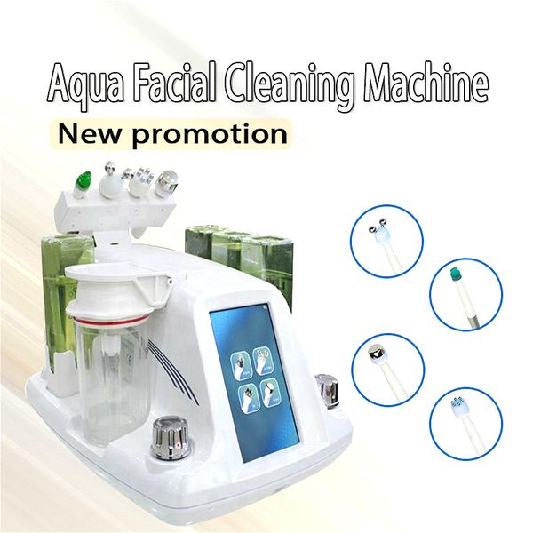 Rejuvenescimento da pele LED 2022 Efetivo 4 em 1 Coréia Skin Peeling Dermoabrast Machine Hydra Facial Cleaning DHL para venda
