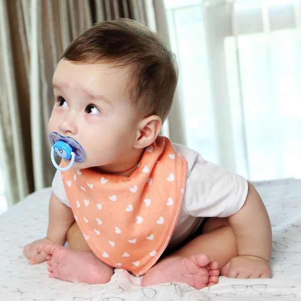 

egmaobaby 6 pcs baby bandana 100% orgonic cotton drool bibs super adjustable for girls and boys infant toddler scarf baby bibs