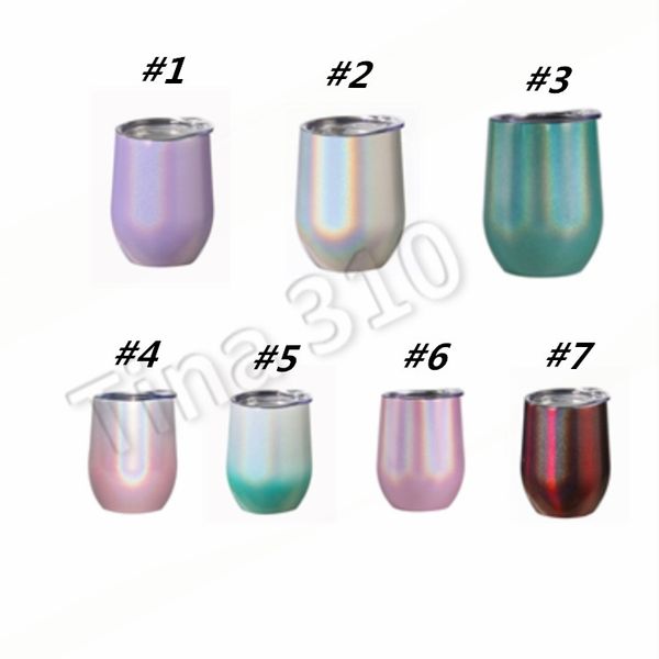 

12oz with lid water bottles stainless steel tumbler stemless wine glass metal edge wide mouth coffee cup t2i5287
