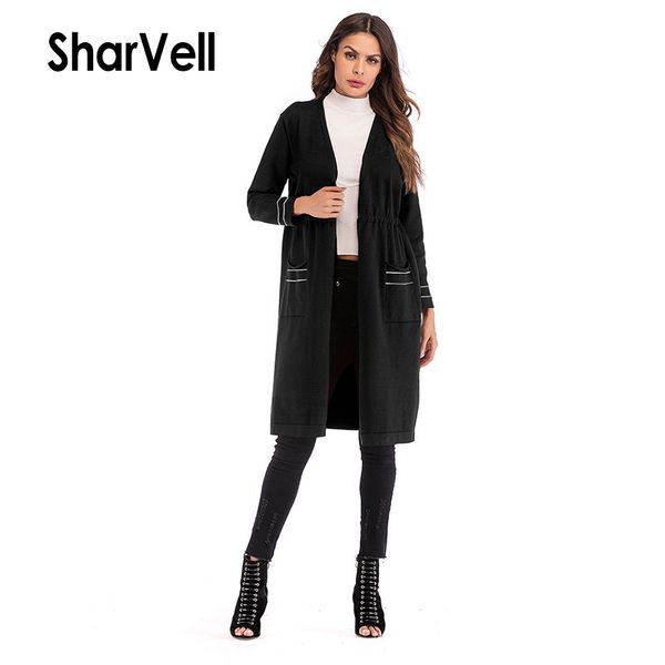 2019 Sharvell Women Sweater Long Length Full Sleeve Belt Tunic