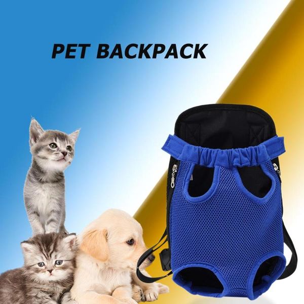 

washable pet carrier cat dog stroller backpack mesh polyester outdoor travel package breathable shoulder handle bags pet product