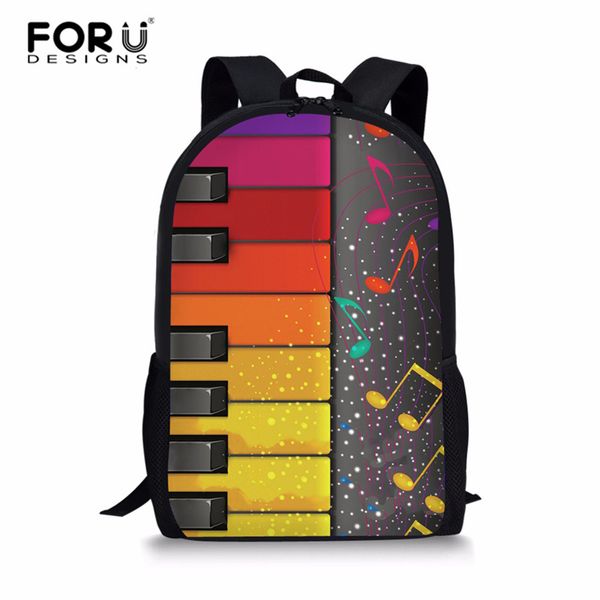 

forudesigns piano music note print women backpack youth backpacks for teenage girls female school shoulder bag bagpack mochila