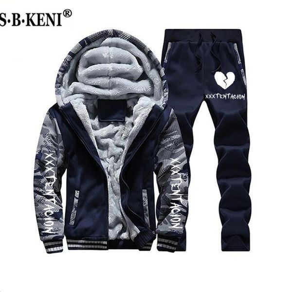 

xxxtentacion mens tracksuits fitness outdoor running athletic and jogger pants male cardigan pencil pants set asian size