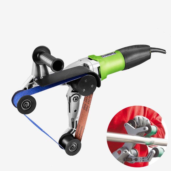 

220v 800w portable tube belt sanders stainless steel grinding polishing machine pipe polisher wire drawing machine