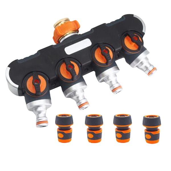 

4 way садовый шланг splitter адаптер 3/4 дюйма