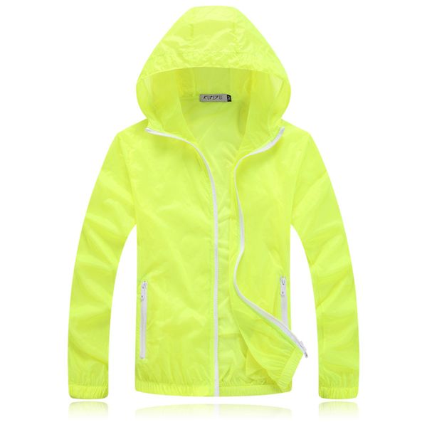 

outdoor one piece windproof running jackets for women men thin skin sports jacket hooded cardigan quick dry sun protection, Blue;black