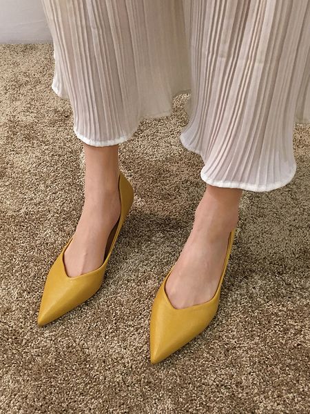 

pointed single shoes female autumn new shallow mouth stiletto women's shoes simple fashion high heels 6 cm elegant comfort pumps, Black