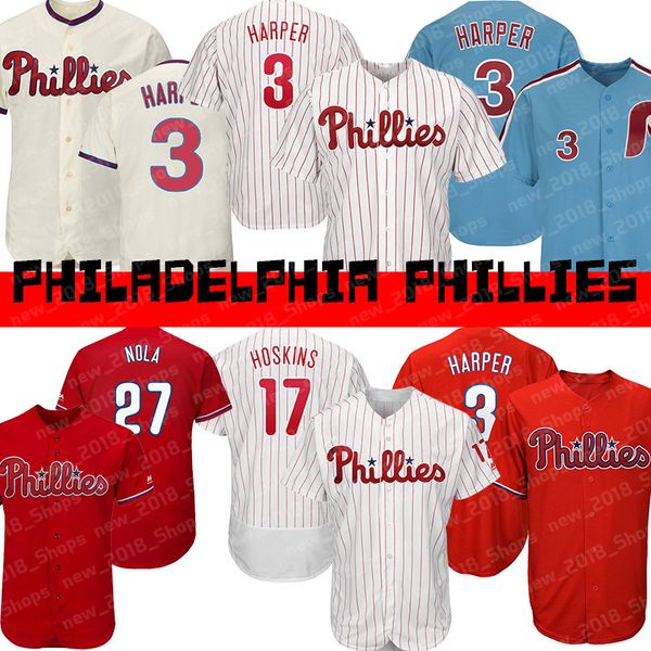 

Phillie jer ey bryce 3 harper 17 rhy ho kin 27 aaron nola 7 maikel franco 10 darren daulton philadelphia ba eball 99 mitch william