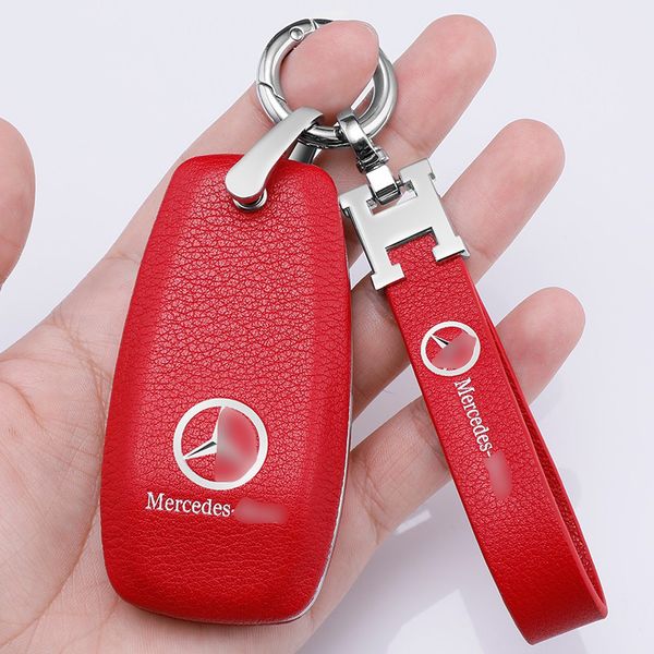 mercedes key case leather