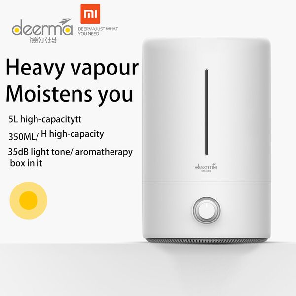 

xiaomi 5l air humidifier household ultrasonic diffuser deerma humidifier aromatherapy humificador for office home