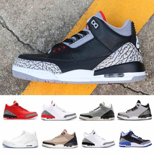 

air retro jordan basketball shoes 3s 3 sneakers mens oregon duck black white cement og true blue sport shoes eur 40-47