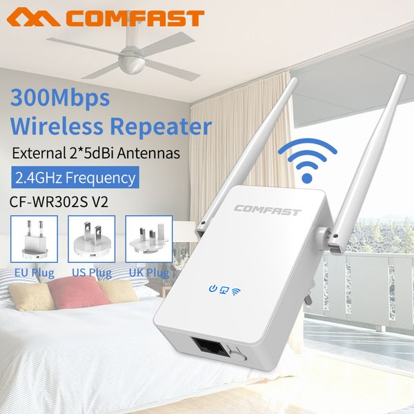 

10pc 300mbps 2.4g wireless wifi long range extender wifi 802.11b/g/n external 2*5dbi antennas wi-fi extender