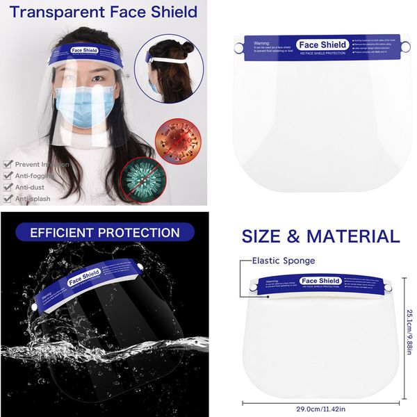 

mascherine защитный щит лицо маска для лица брызгозащищенным безопасности защитная маска полной защиты прозрачный шляпа маска ffp2