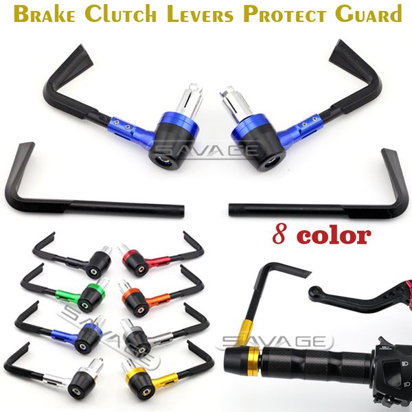 

for yamaha fz-07 mt07 mt09 fz-09 fj-09 motorcycle 7/8" 22mm handlebar grips protective guard brake clutch levers guard protector
