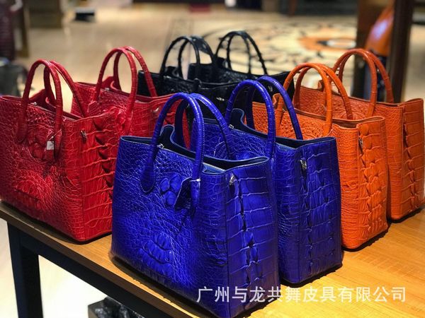 

elegant2019 вода бытовое загрязнение крокодиловая кость кожа мэм ручная сумка натуральная кожаная сумка женщина