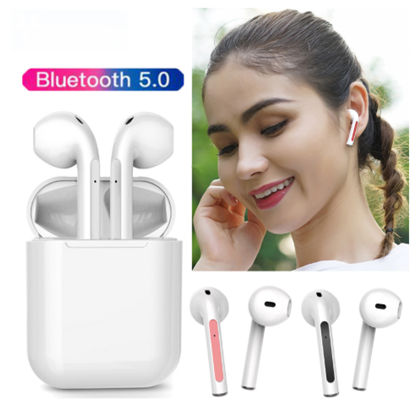

new y22 tws bluetooth earphone wireless earphones touch control earbuds 4d surround sound & charging case for all smartphone