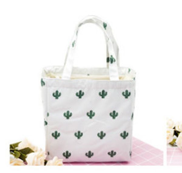 

new fashion portable lunch bag pouch storage box insulated thermal bento cooler picnic tote for women kids men