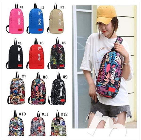 

sup письмо chest сумка fanny pack мужчины женщины одно плечо сумка марка supre мужской подросток школьные сумки кошелек путешествия спорт су