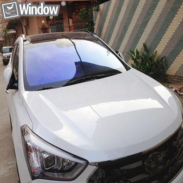 

32"x160" chameleon color auto car window tint solar tint film self adhesive sticker decals 2mil nano ceramic film