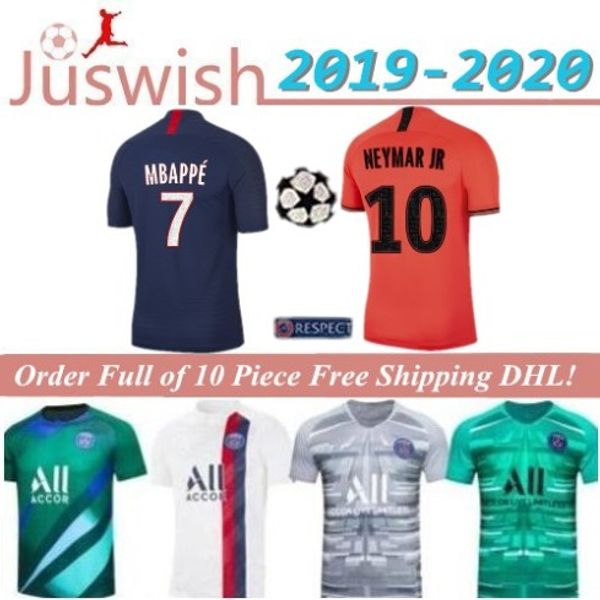 

maillots de football 19 20 psg soccer jersey 2019 2020 mbappe icardi marquinhos jersey shirt men, Black;yellow