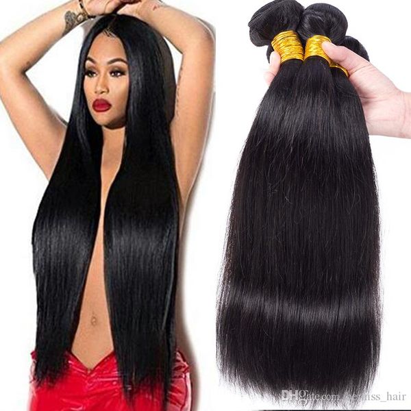 Brazilian Body Wave Human Hair Bundles 8a Unprocessed Straight
