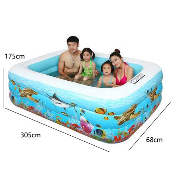 

infant kids pool inflatable thicken family pool collapsible ocean for swimming
