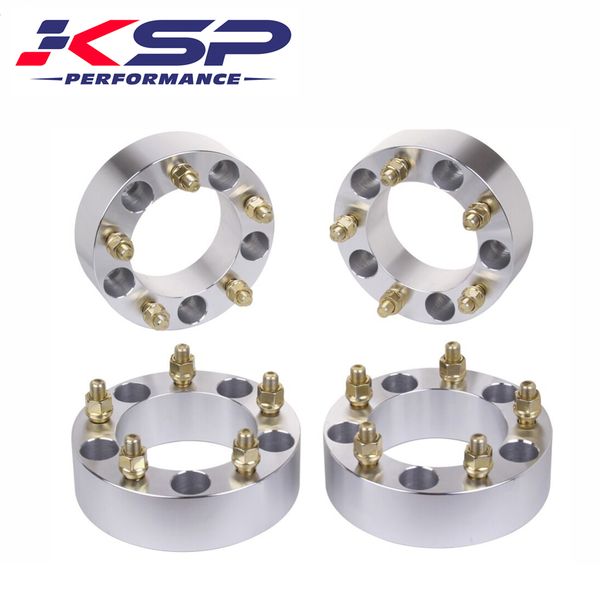 

ksp (4) 2" inch (50mm) 5x5.5 to 5x5.5 (5x139.7mm) wheel spacers adapters for bronco cj dodge 1/2 studs 108mm bore