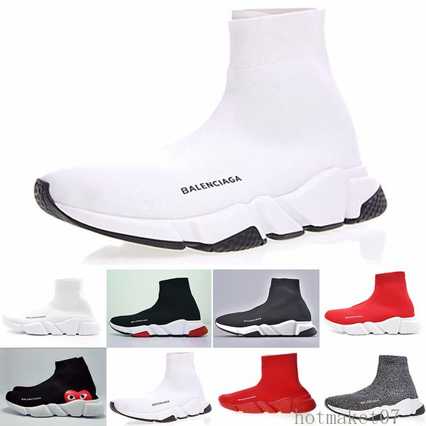 

designers speed trainer casual shoes black white red glitter flat fashion socks boots sneakers fashion trainers runner kkf00