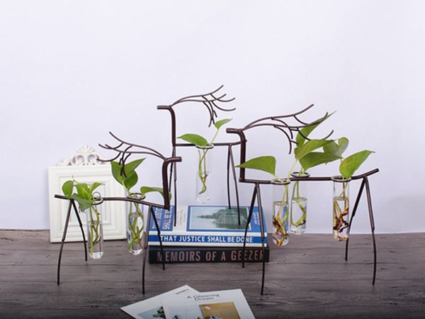 

новый пастырский стиль железный олень воды культура контейнер минималистский гостиная украшение железный каркас творческий дом ювелирные изд