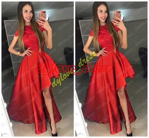 

2019 африканская черная девушка плюс размер красный выпускного вечера коктейль платья возвращения на родину высокие низкие свадебные платья, Black