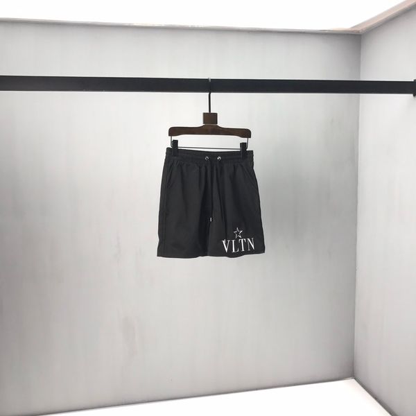 

2020 европейская мода лето плеча письмо напечатанный t-рубашка французских мужчин дизайнер высокого качества без рукавов черно-белая футболк, White;black