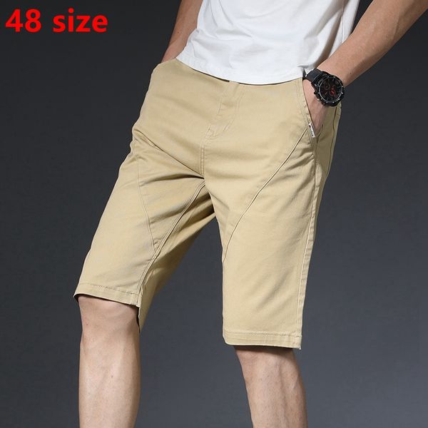

plus size plus size shorts summer men's casual shorts loose knee length male oversize 48 46 44 42size, White;black
