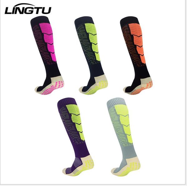 

over the knee, soccer socks, towel, non-slip, socks, men's sports socks, Black