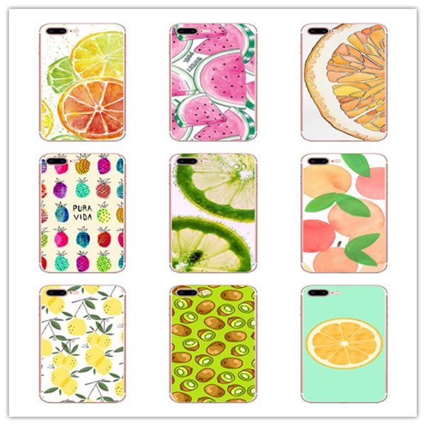 

фруктовый сотовый телефон чехол арбуз клубника живопись для iphone xr 6 7 8 x plus xs max tpu анти-падение мягкие чехлы для телефонов