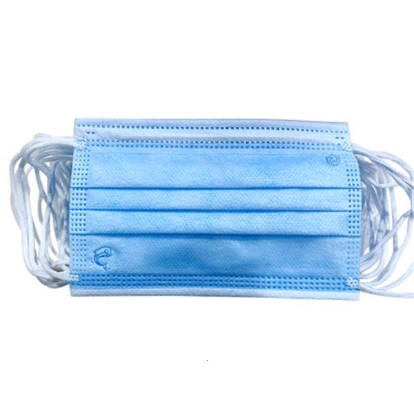 

dhl ship rts 50 1pcs non woven blue mask face masks three layers dustply soft breathable nxfq