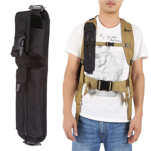 

tactical molle backpack shoulder strap bag accessory tool bag army outdoor hunting camping riding hiking waist portable