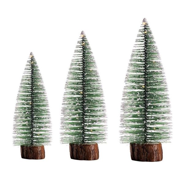 

mini christmas tree glowing small pine tree kids gifts xmas party ornaments