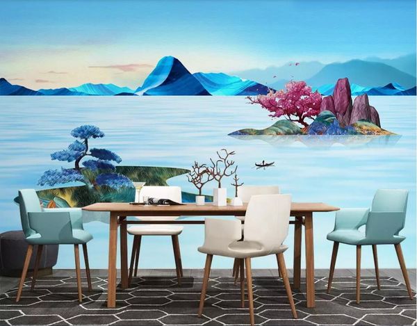 

3d wallpaper custom p mural oil painting landscape modern background wall abstract decorative painting landscape wall tapestry 3d