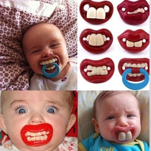 

funny random pacifier baby supplies newborn pacifier silicone pacifiers for babies custom chain fun funny mouth 2020