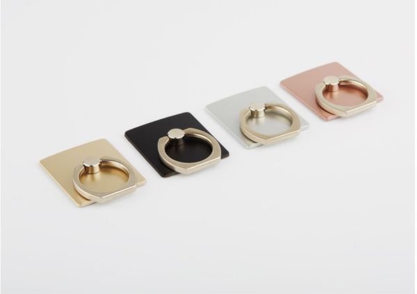 

portable universal metal finger ring phone holder 360° rotating bracket for iphone samsung