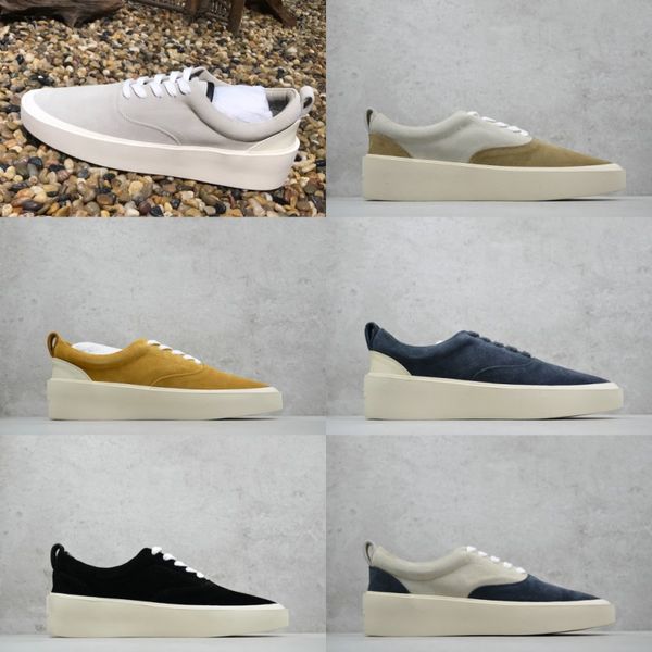 

[With Box] Fear Of God 101 sneaker Designer Mens Casual Shoes The Season 5 Suede Skate FOG Shoes Italy Luxury Slip-On simple Trainers