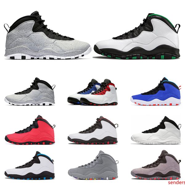 

2020 спортивная обувь 10 мужская баскетбольная обувь 10s seattle cement tinker стальной серый порошок синий я вернулся sports кроссовки трен