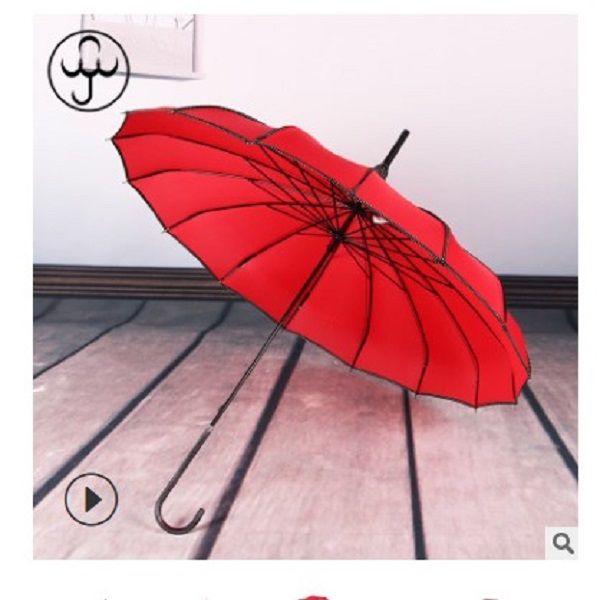 

2020 16k long handle straight pole bridal umbrella outdoor sunshade long-handle umbrella windproof umbrella baobian pagoda